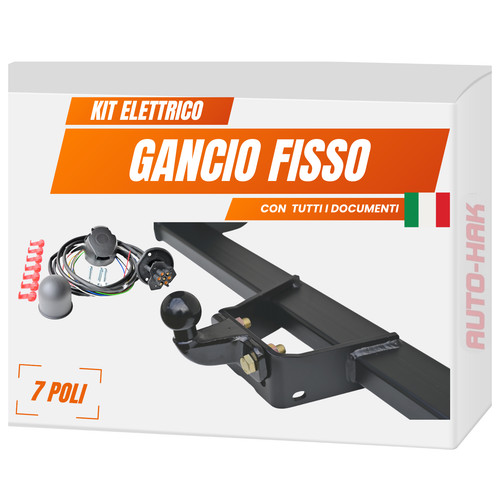 Gancio traino fisso per - traino,
