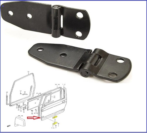 2pz cerniere esterne anteriore - 2pz,