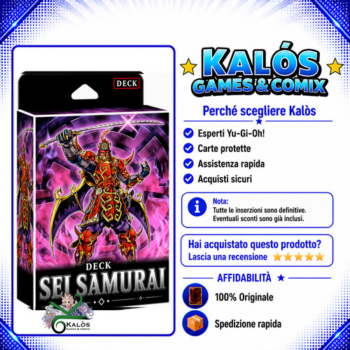 Yugioh mazzo deck sei - deck, samurai