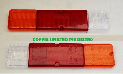 Coppia plastiche fanali - coppia,